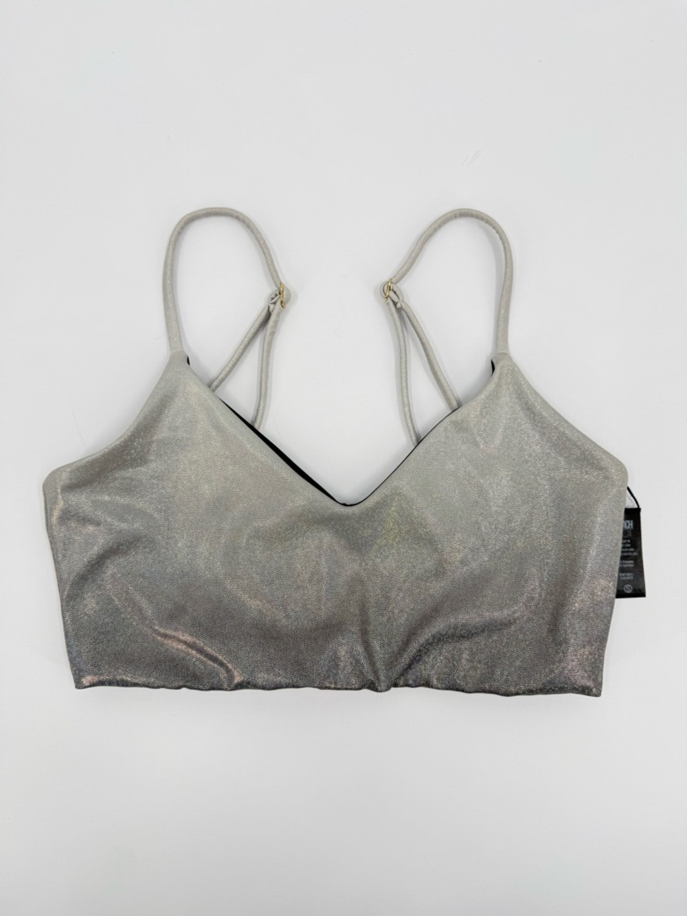 Beach Riot GEORGIA TOP in HOLOGRAM STARDUST Size S - Picture 3 of 11